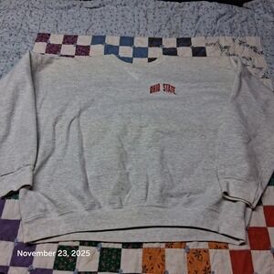 Vintage Discus Athletic Ohio Buckeyes Sweatshirt Size 2XL Heather Gray